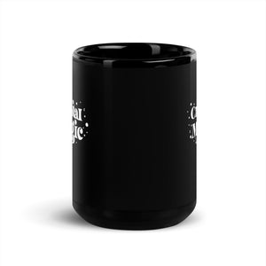 Crystal Magic Black Glossy Mug