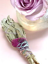 Load image into Gallery viewer, Torch white sage bundle with amethyst point