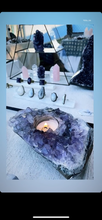 Load image into Gallery viewer, Amethyst Candle Holder