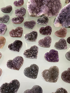 Amethyst hearts