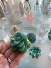 Load image into Gallery viewer, Green aventurine succulent