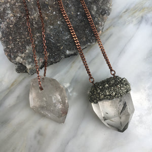 Quartz necklaces