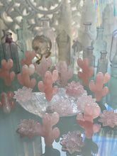 Load image into Gallery viewer, Rose quartz Crystal Cactus