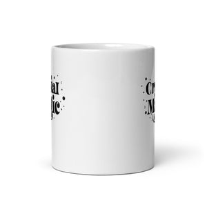 Crystal Magic White glossy mug
