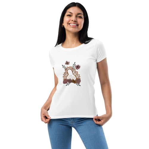 Women’s Blooming logo fitted t-shirt