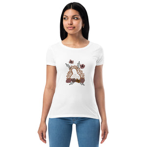 Women’s Blooming logo fitted t-shirt